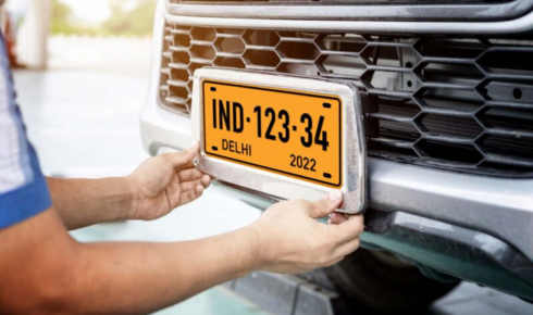 hsrp number plate for old vehicle